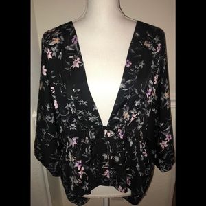 Express floral blouse